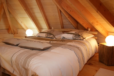 La chambre de la Cabane Perchée Sarlat